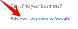 Add business to Google