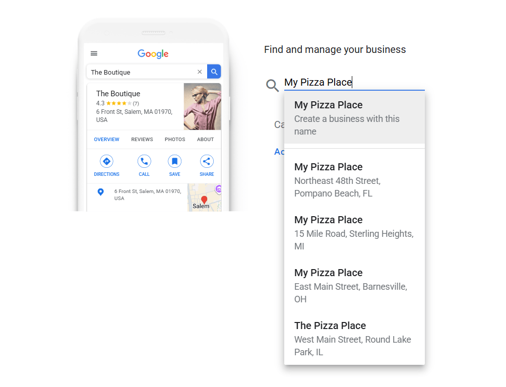 Find your business on Google Business