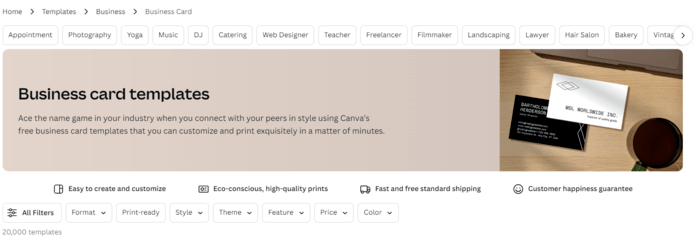 SEO example: Canva
