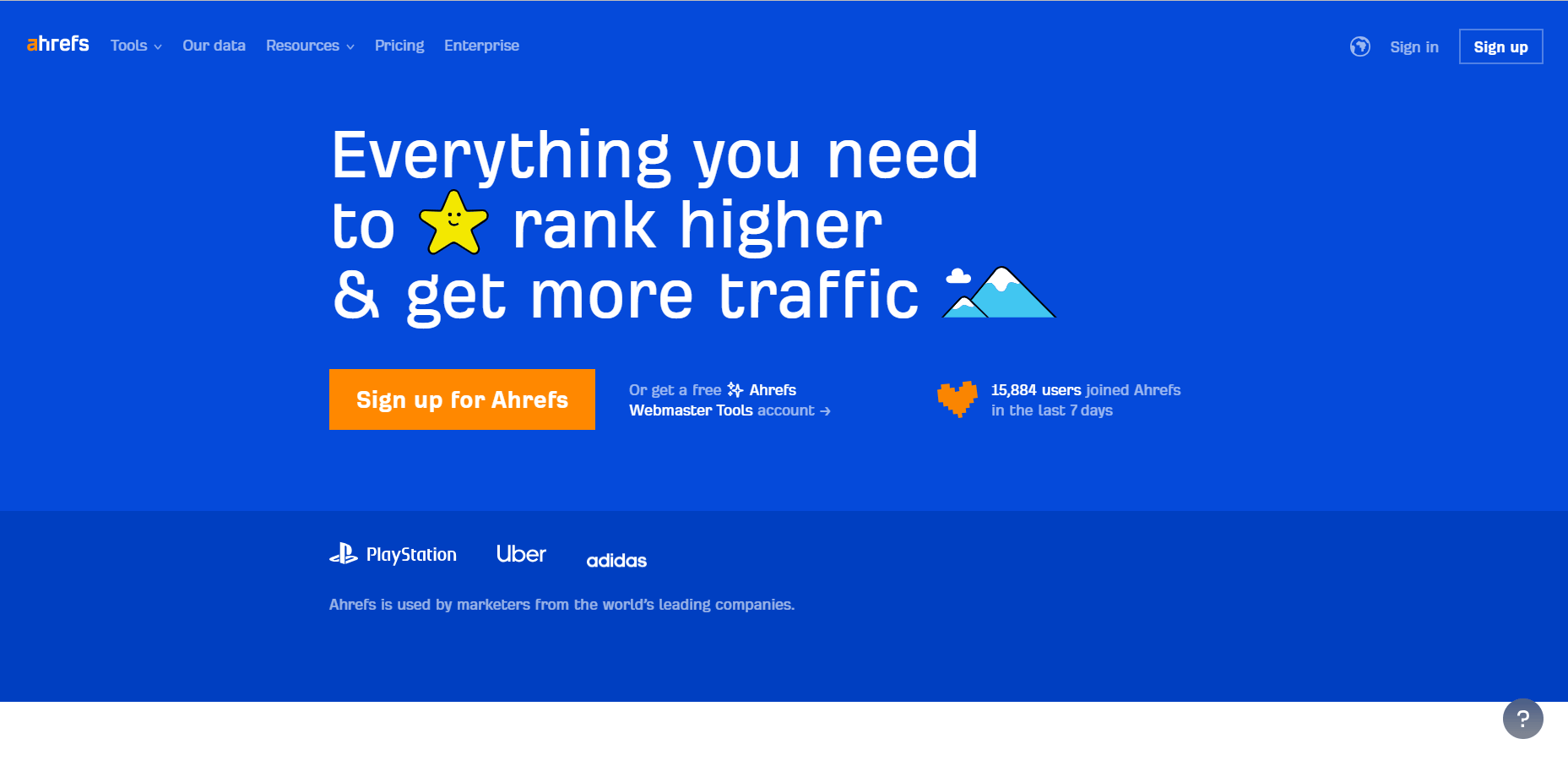 ahrefs-Plattform