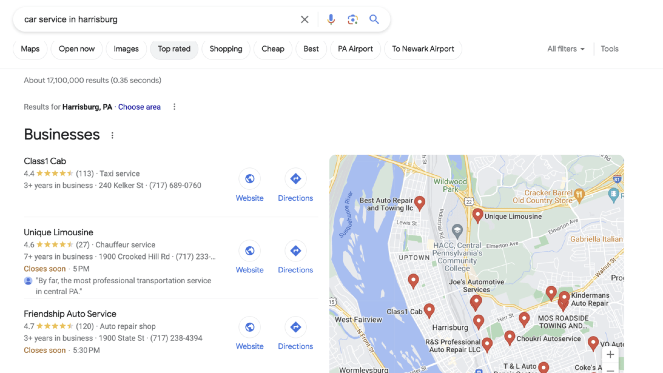 Local search example