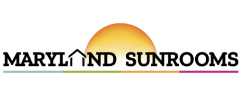 Maryland Sunrooms logo with sunset.