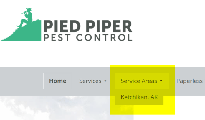 Pest control local keyword targeting