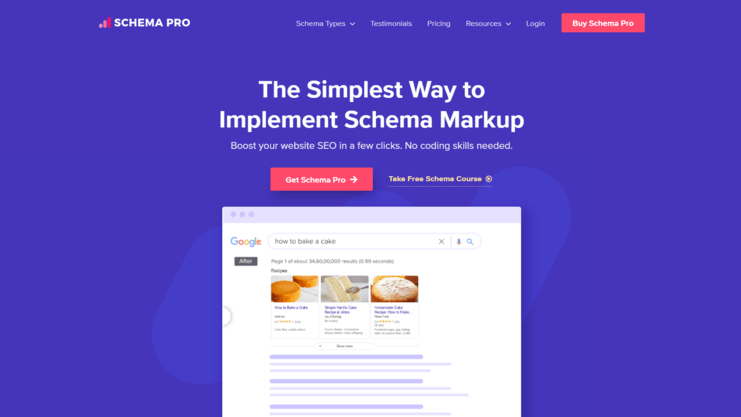 Schema Pro page