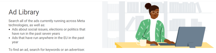 Outil d'analyse des concurrents Meta Ad Library