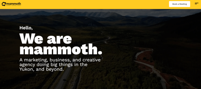 Mammoth homepage