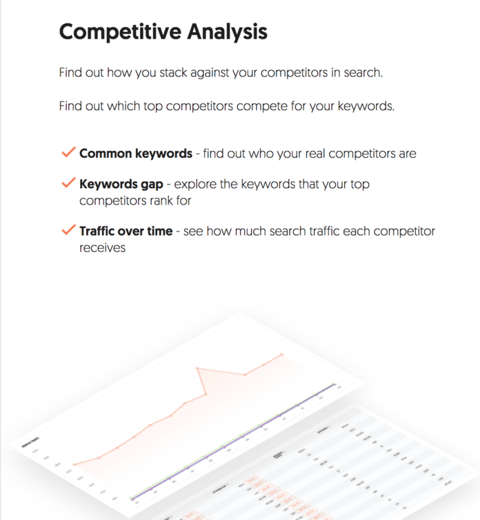 Ubersuggest competitive analysis features