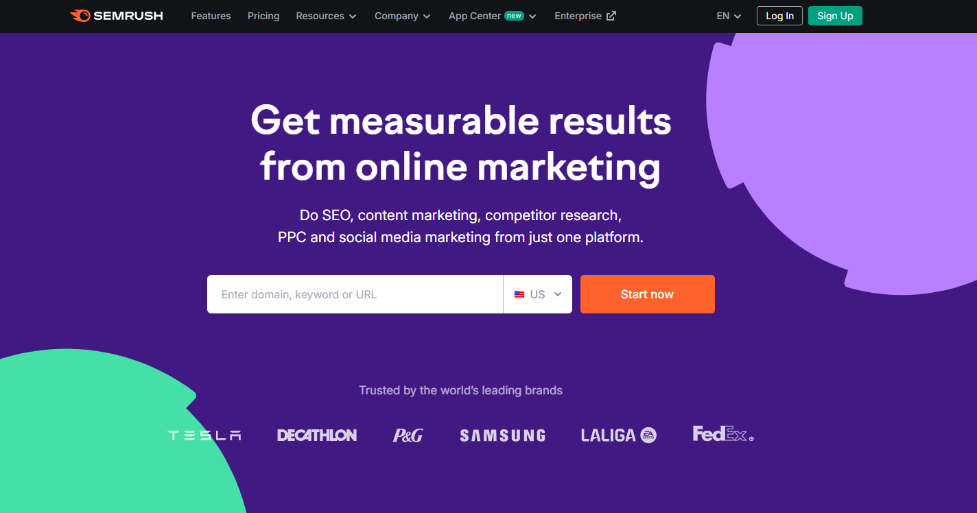 SEMrush website