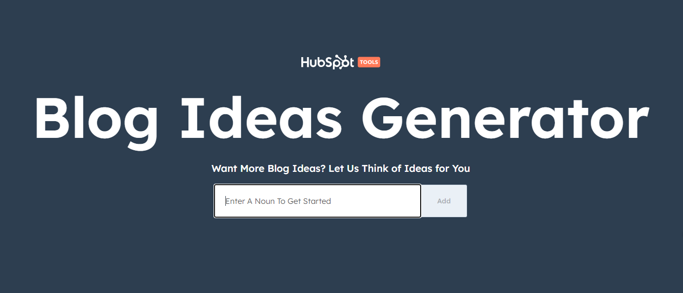 hubspot blog ideas generator