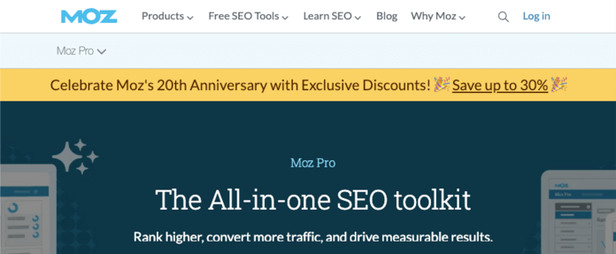 Moz Pro is a paid alternative to Ahrefs