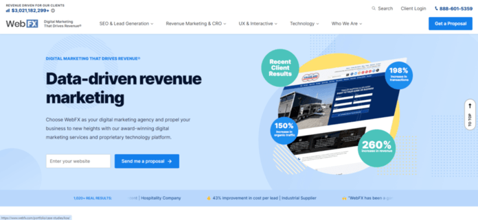 WebFX PPC agency in the UK