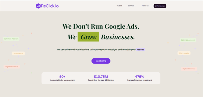 ReClick.io best PPC company