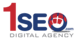 a screenshot of 1seo's logo