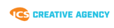 a logo for ics creative agency