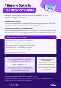 USA SEO companies infographic