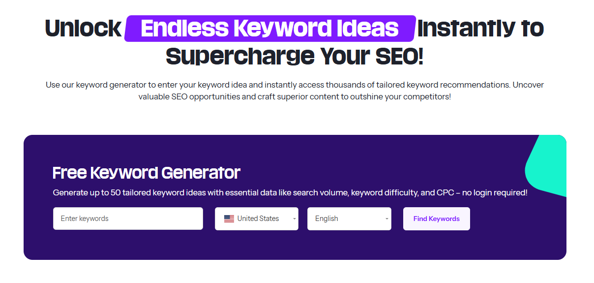 keyword generator tool