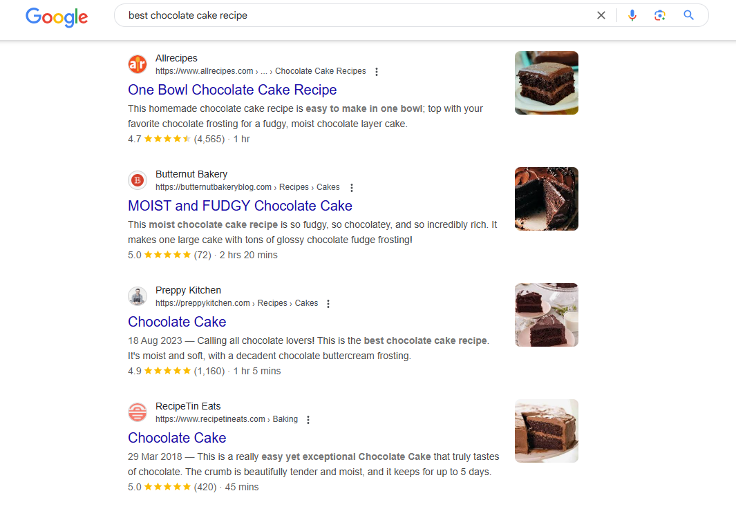 Google SERPs