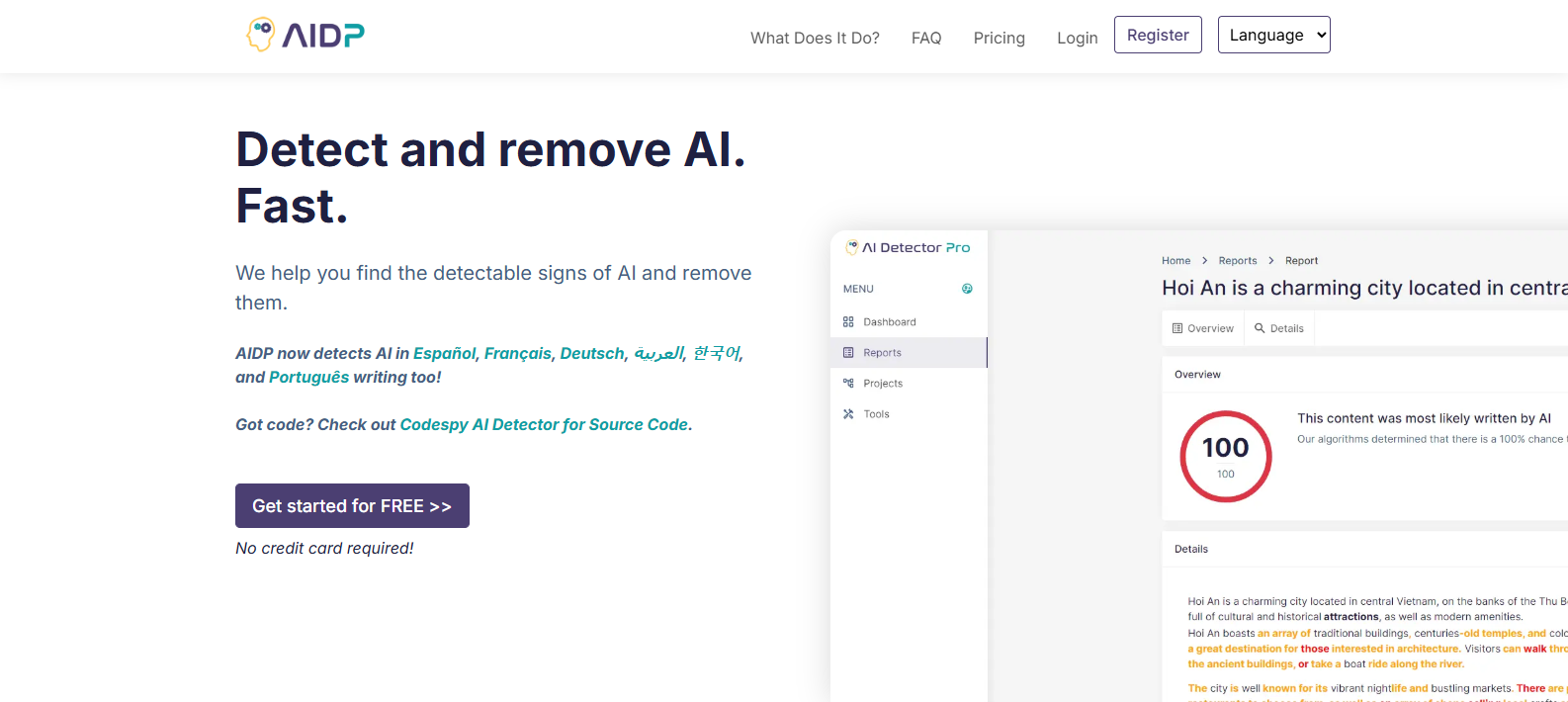 AI detector pro