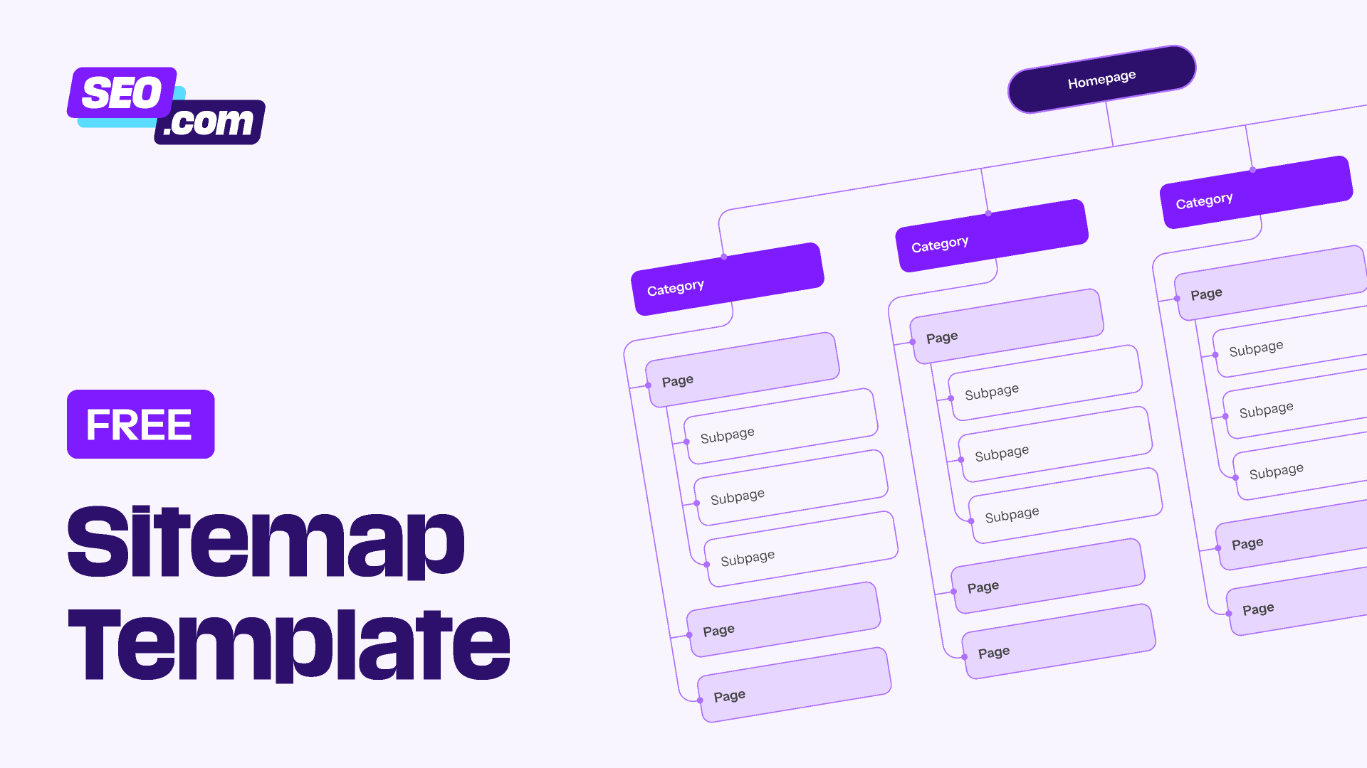 Sitemap template cover page