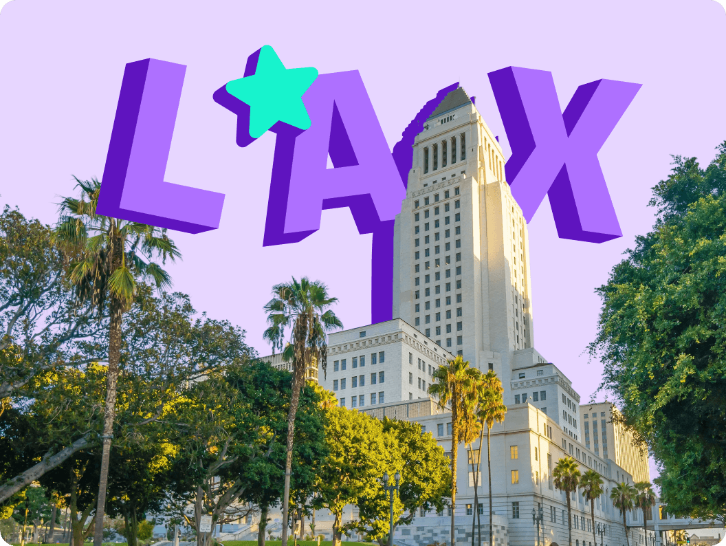 Graphic representing Los Angeles
