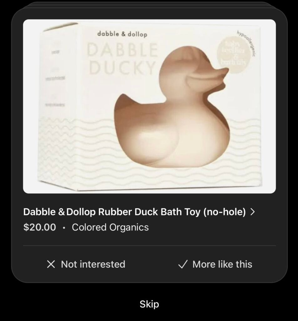 ChatGPT shopping feedback