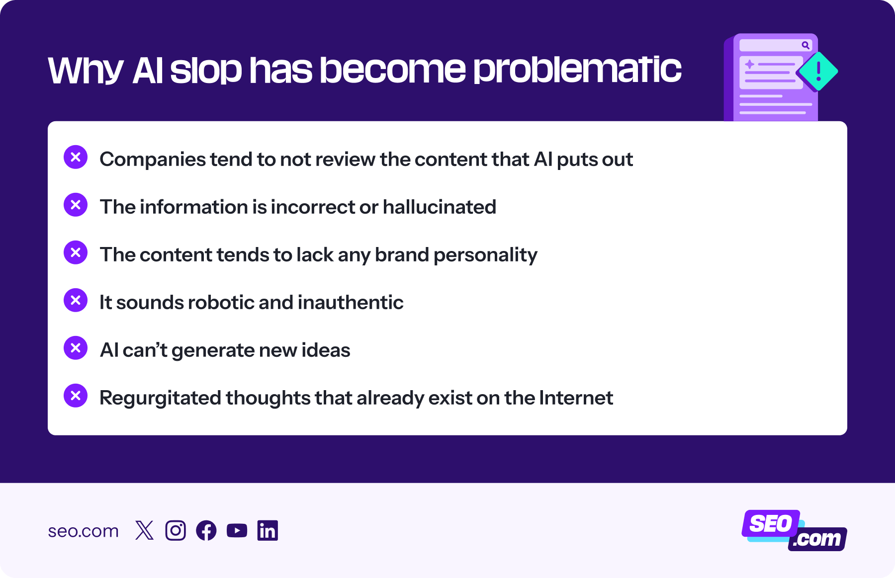 Why AI slop is problematic