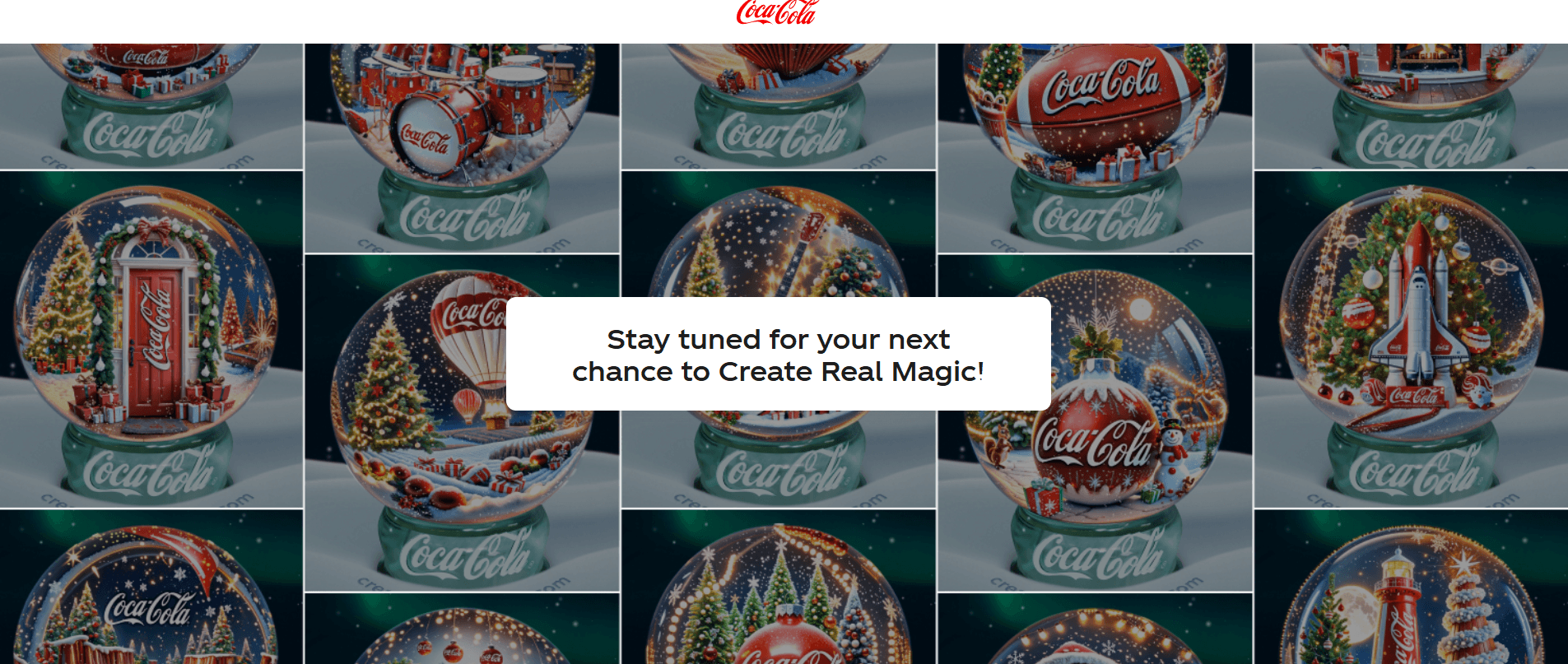 Coca-cola AI marketing example