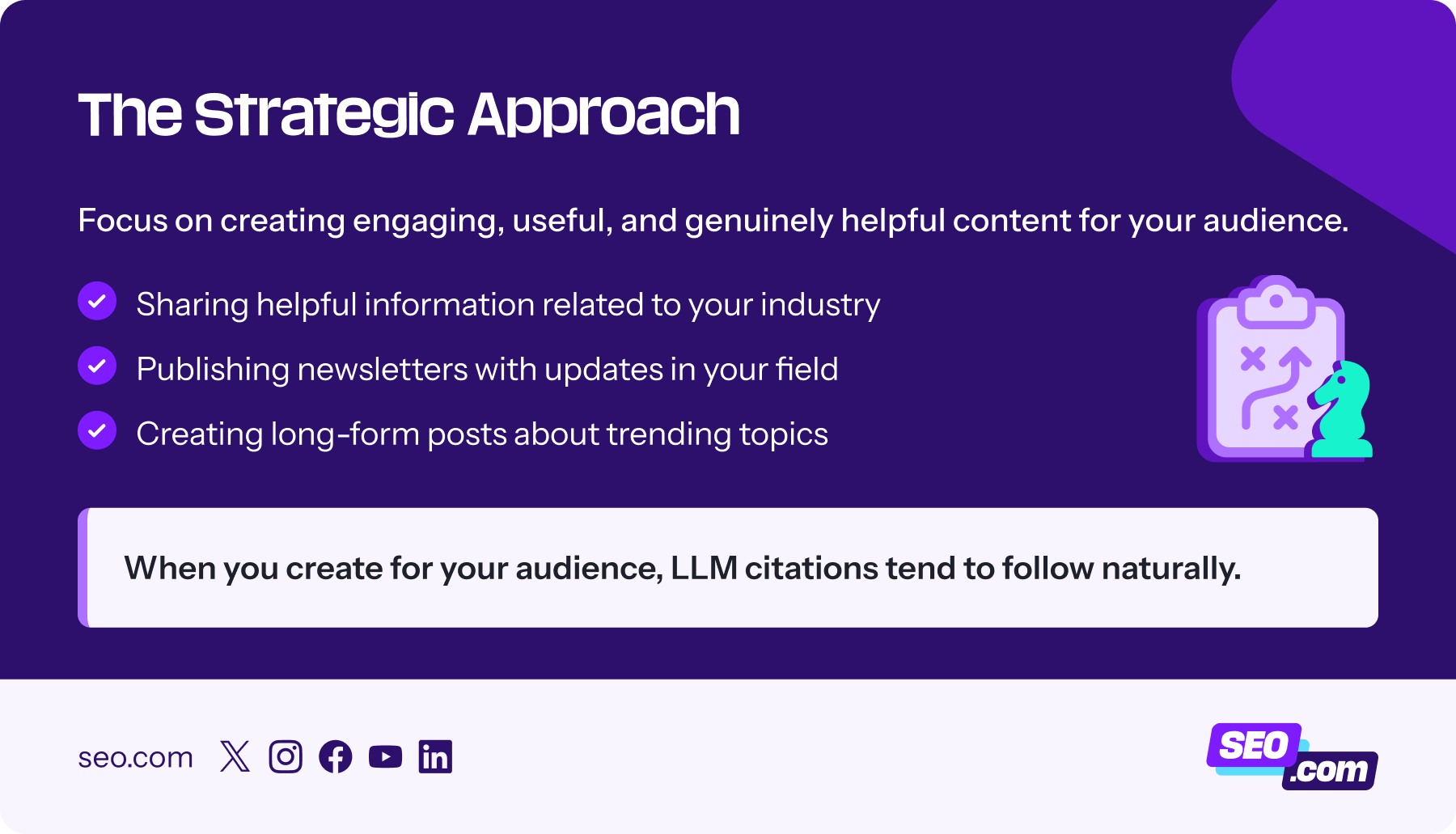 How to approach LLM optimization