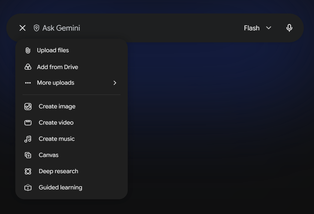 Gemini interface